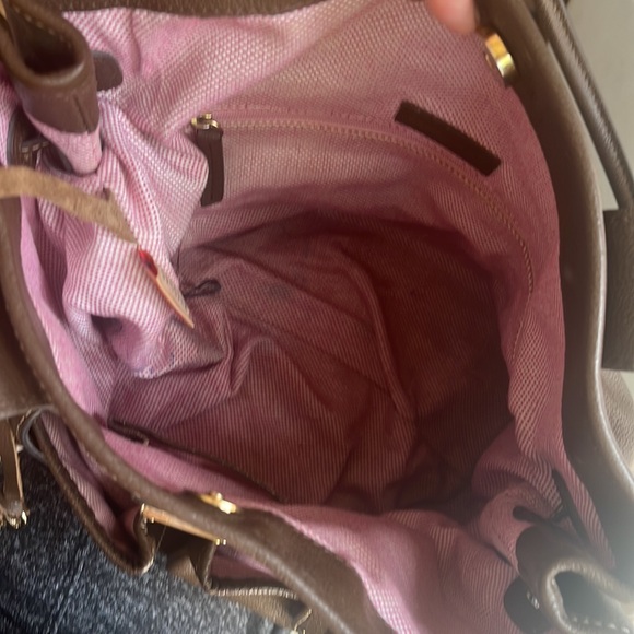 Dooney & Bourke Brown Leather Structured Tote - Picture 9 of 13